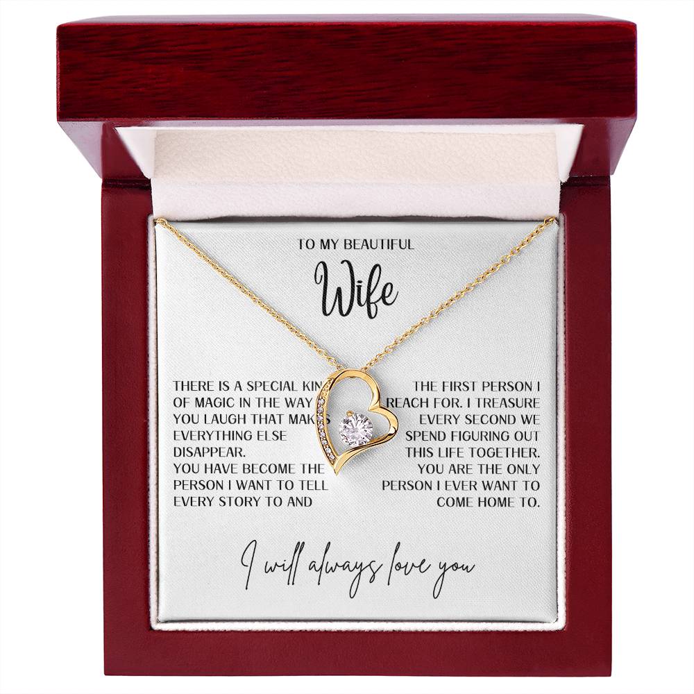 Gift for Wife "Special kind of magic" Forever Love Necklace