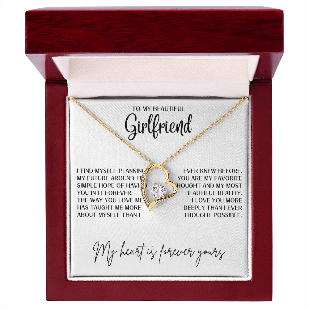 Gift for Girlfriend "The way you love me" Forever Love Necklace