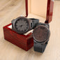 Men's Engraved Watch - Gift for Father - Engraved Message from Son