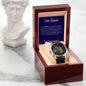 Men's Openwork Watch - Gift for Husband on Wedding Day