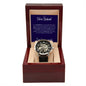 Men's Openwork Watch - Gift for Husband on Wedding Day