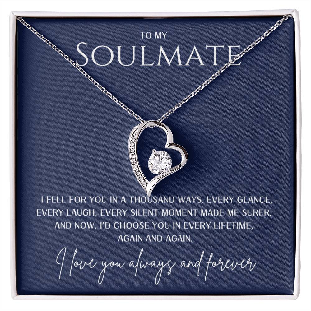 Forever Love Necklace - To My Soulmate