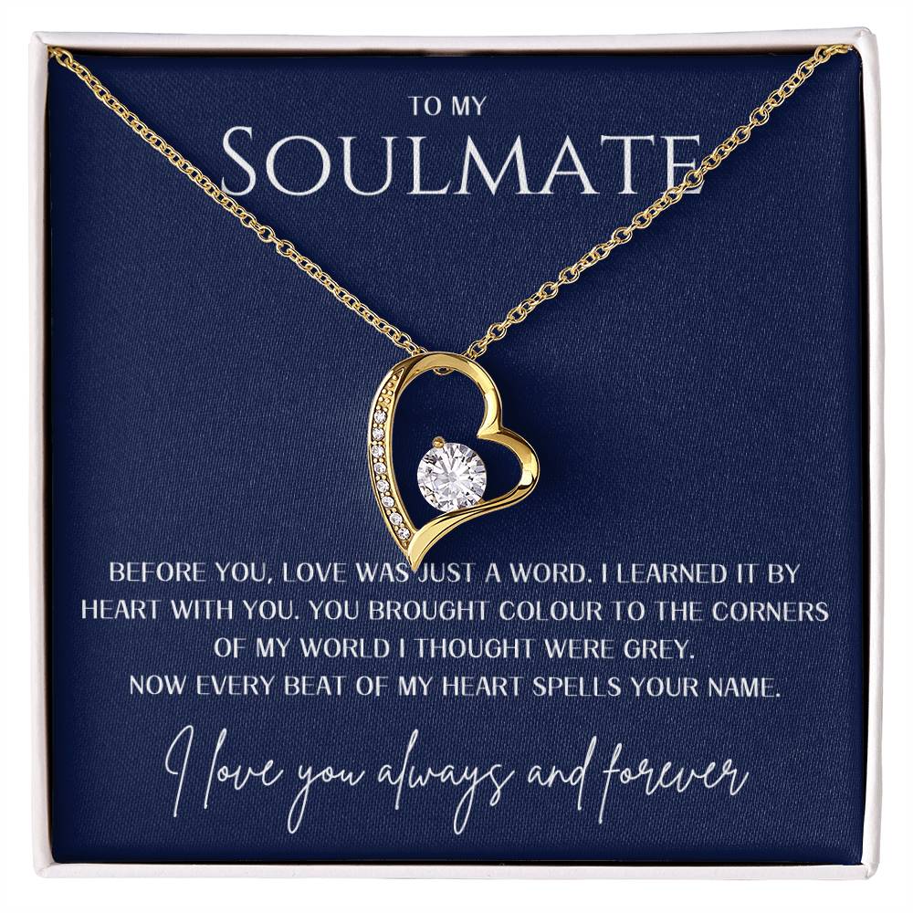 Forever Love Necklace - To My Soulmate 3