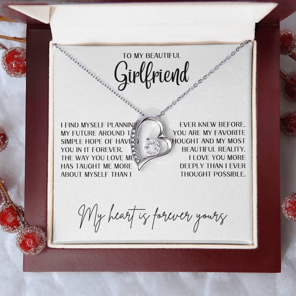 Gift for Girlfriend "The way you love me" Forever Love Necklace