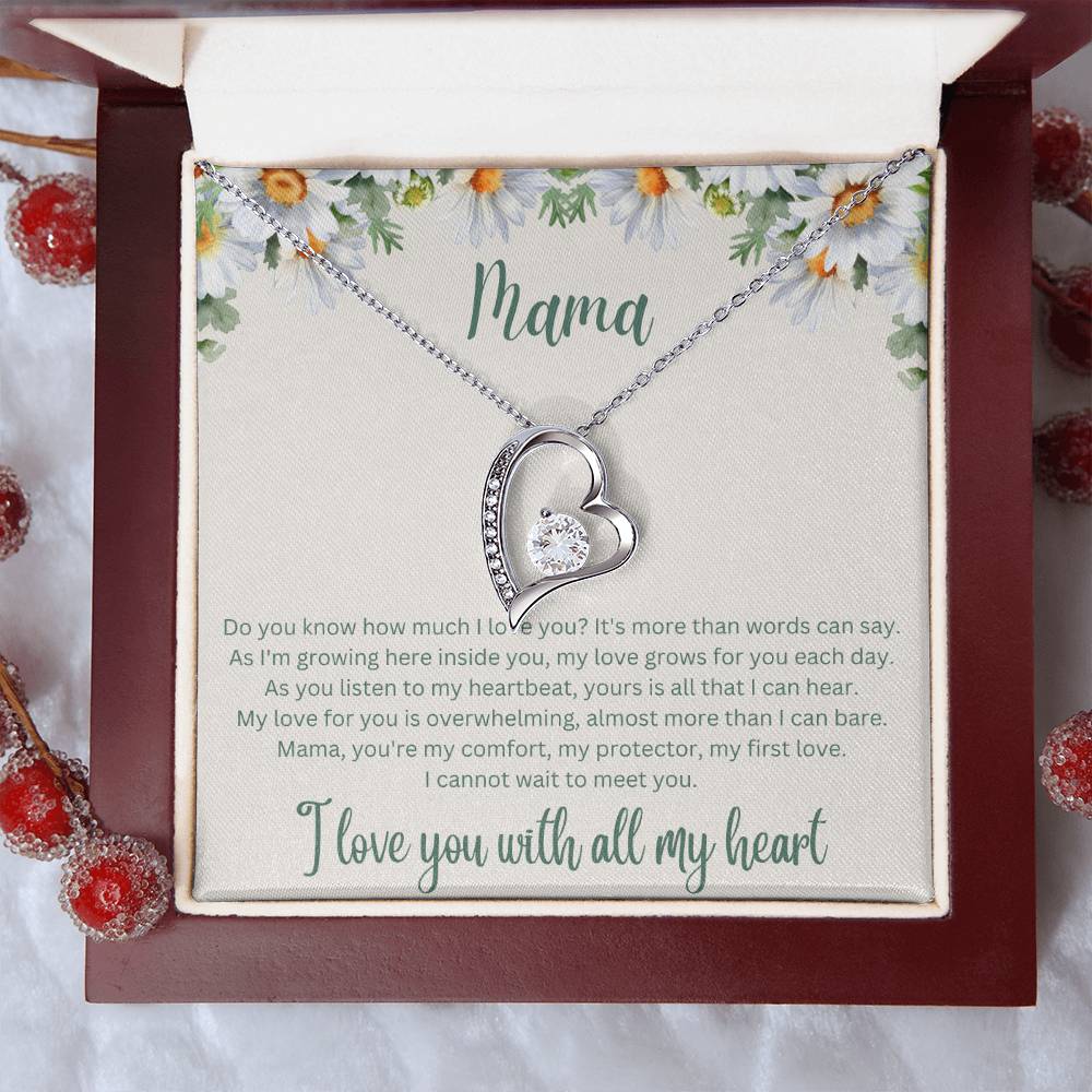 Forever Love Necklace - Gift for Expectant Mama