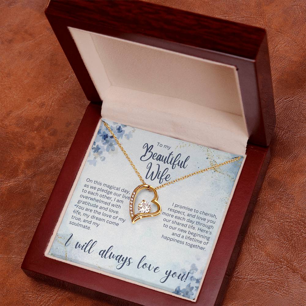 Forever Love Necklace - Wedding Gift for Wife