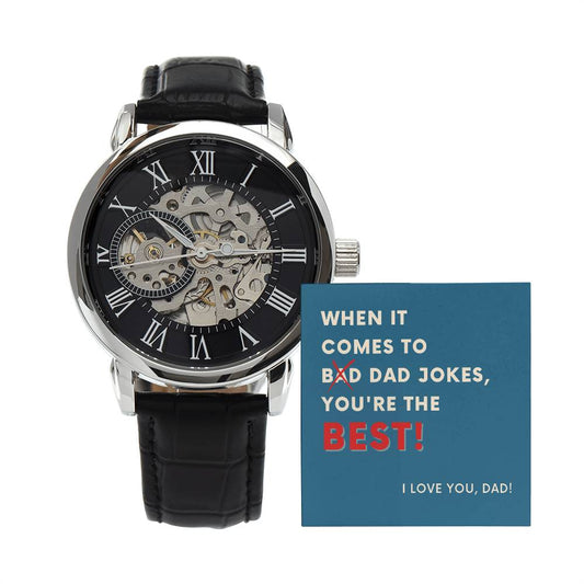 Men's Openwork Watch - Gift for Father