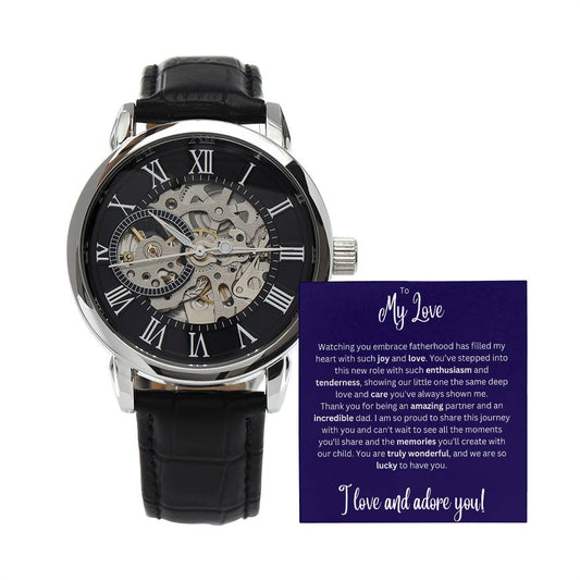 Men’s Openwork Watch - Gift for New Father