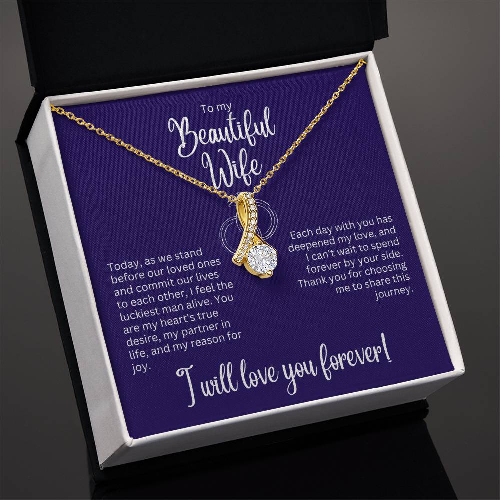 Alluring Beauty Necklace - Gift for Wife on Wedding Day