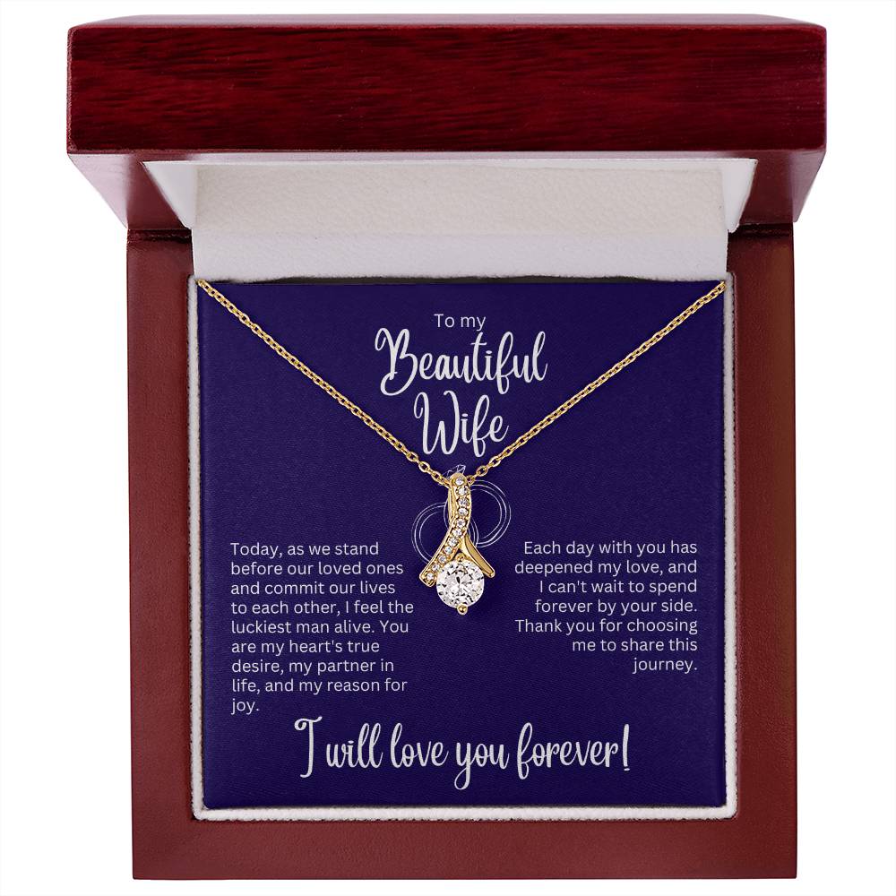 Alluring Beauty Necklace - Gift for Wife on Wedding Day