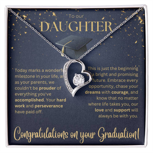 Forever Love Necklace - Graduation Gift for Daughter