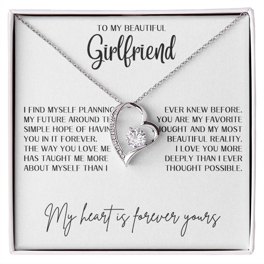 Gift for Girlfriend "The way you love me" Forever Love Necklace
