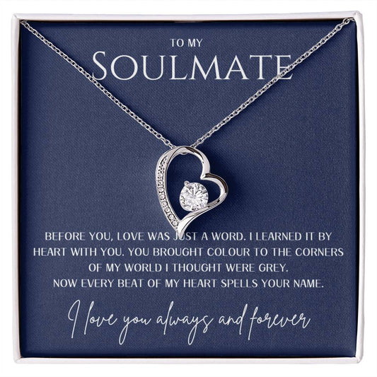 Forever Love Necklace - To My Soulmate 3
