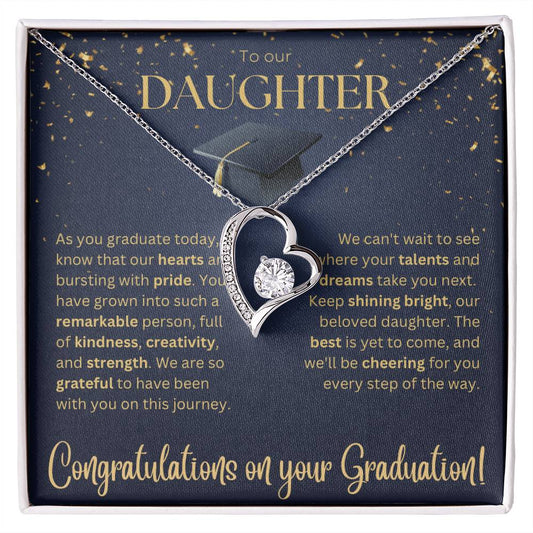 Forever Love Necklace - Graduation Gift for Daughter