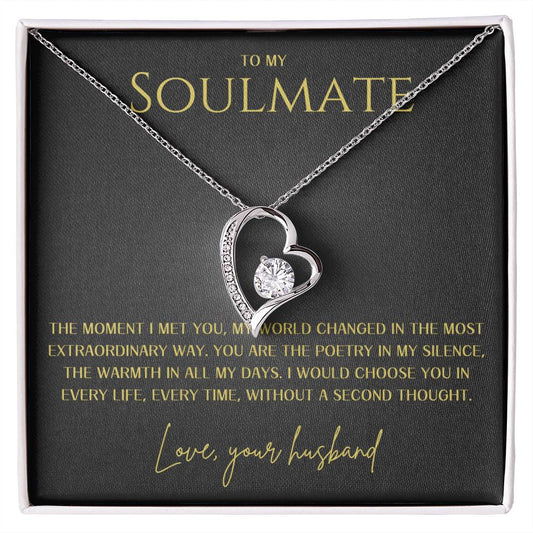 Forever Love Necklace - To My Soulmate