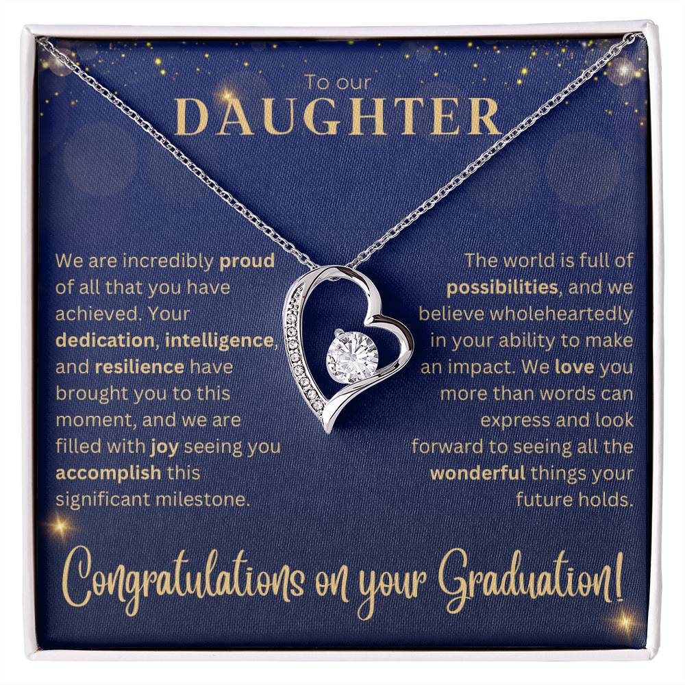 Forever Love Necklace - Graduation Gift for Daughter