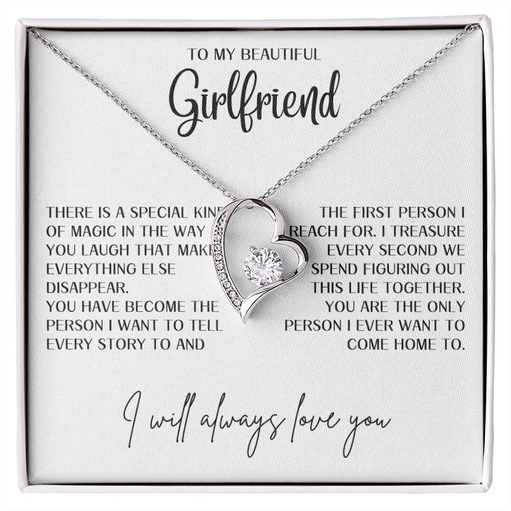 Gift for Girlfriend "Special kind of magic" Forever Love Necklace