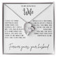 Gift for Wife "You are the best thing that has happened to me" Forever Love Necklace
