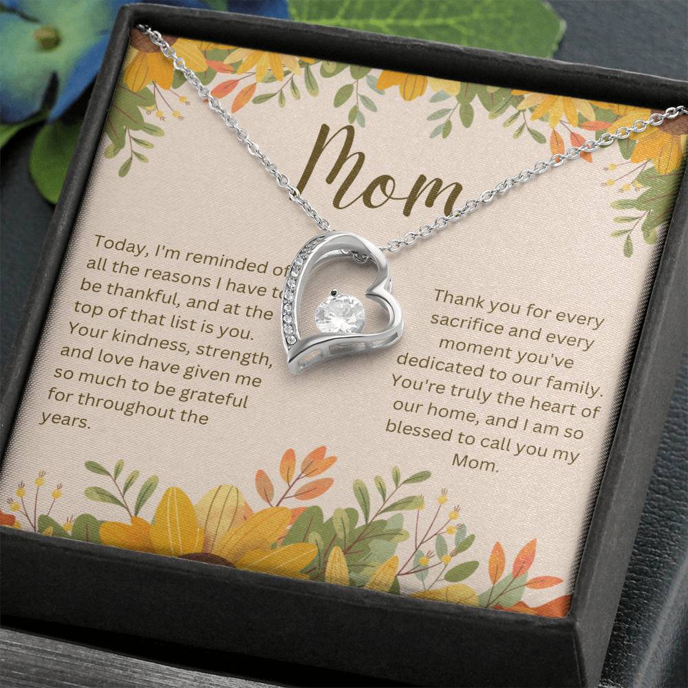 Forever Love Necklace - Thanksgiving Gift for Mother