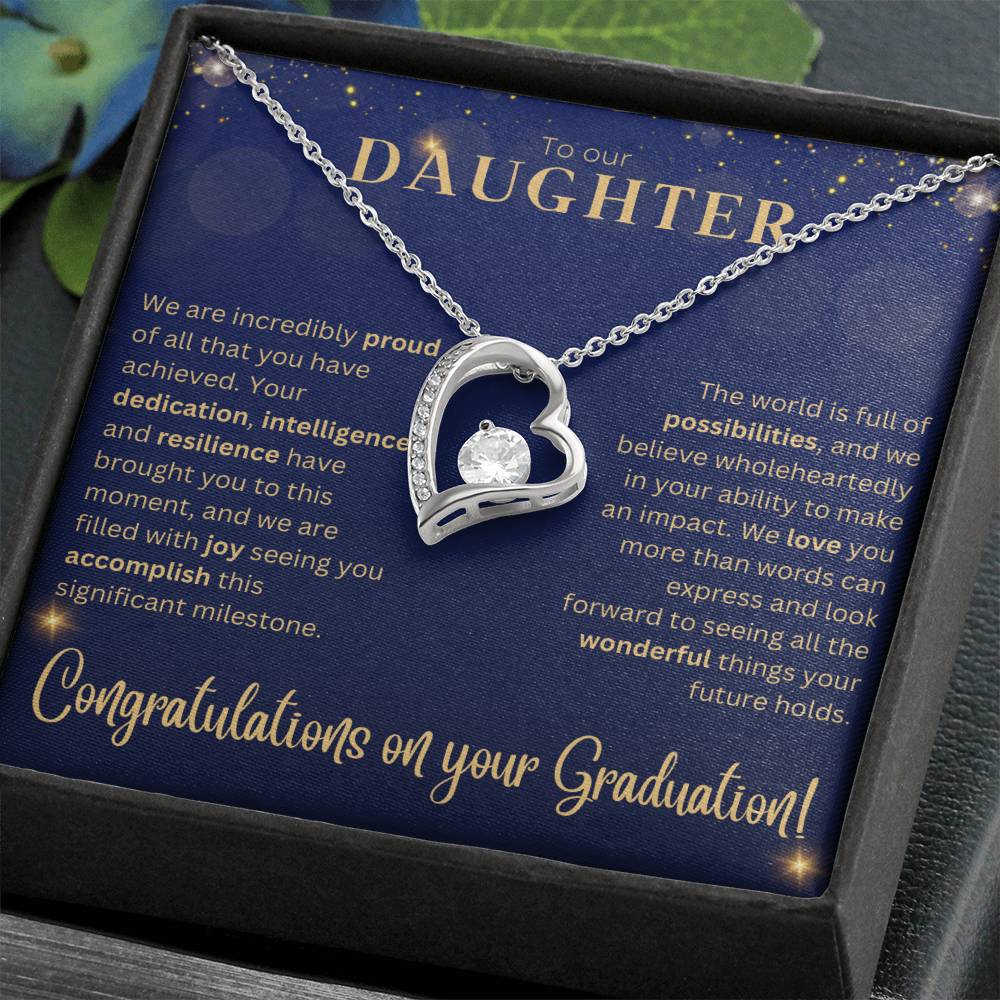 Forever Love Necklace - Graduation Gift for Daughter