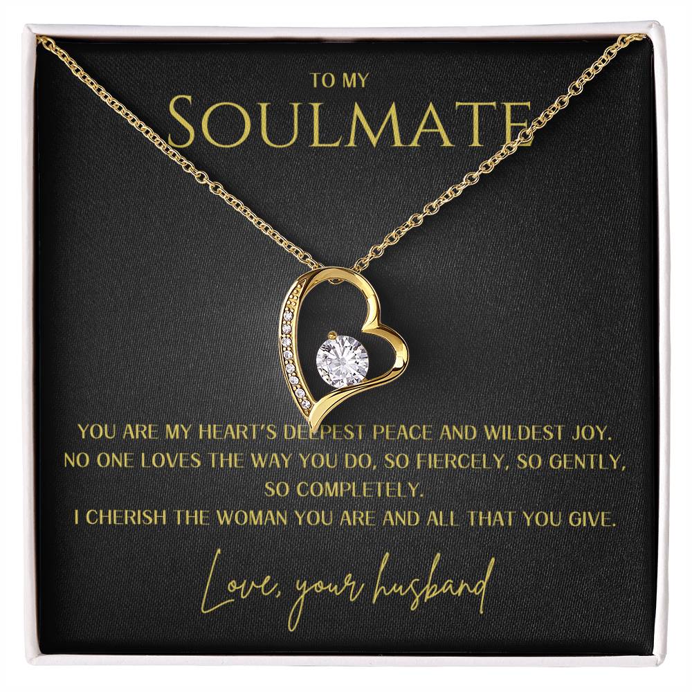 Forever Love Necklace - To My Soulmate