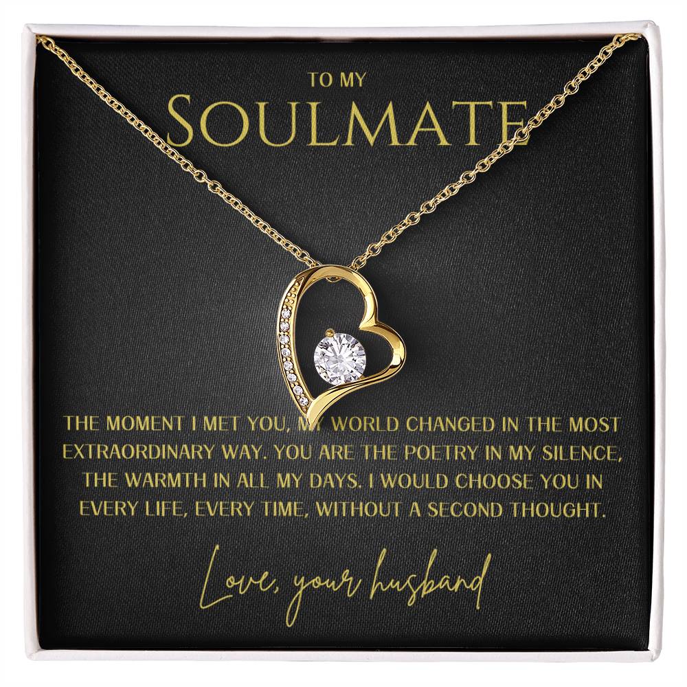 Forever Love Necklace - To My Soulmate