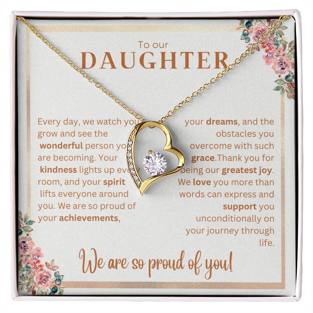 Forever Love Necklace - Gift for Daughter