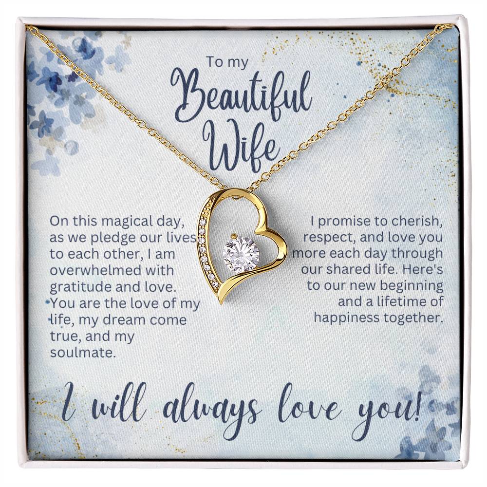 Forever Love Necklace - Wedding Gift for Wife