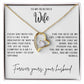 Gift for Wife "You are my heart and soul" Forever Love necklace
