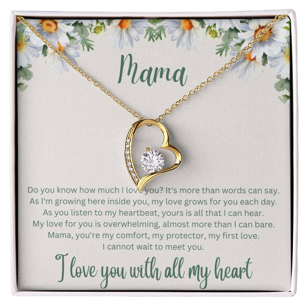 Forever Love Necklace - Gift for Expectant Mama