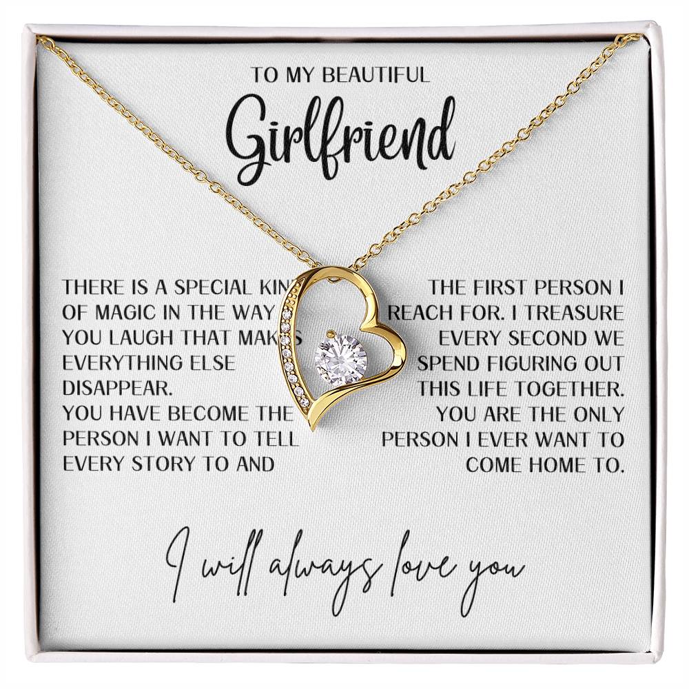 Gift for Girlfriend "Special kind of magic" Forever Love Necklace