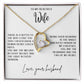 Gift for Wife "You are the beginning and the end" Forever Love necklace