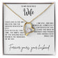 Gift for Wife "Captivated by you" Forever Love Necklace