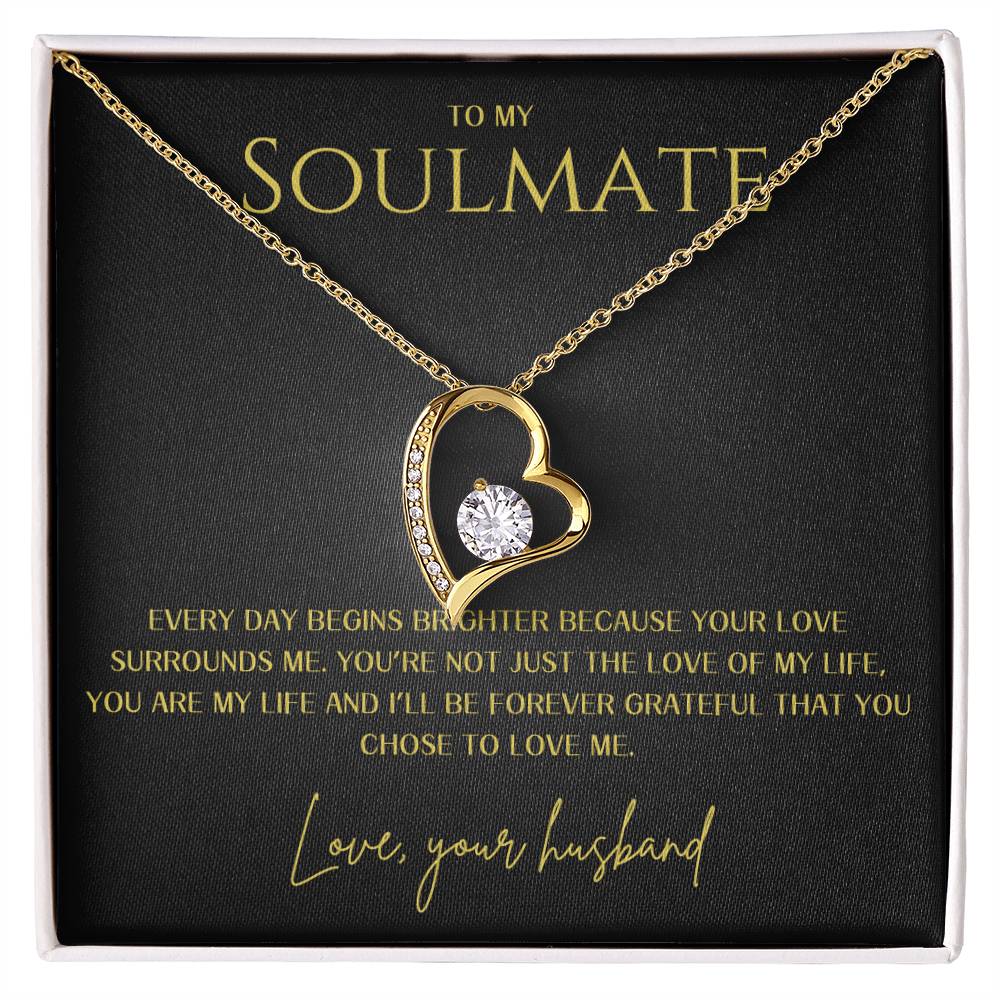 Forever Love Necklace - To My Soulmate
