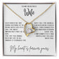Gift for Wife "Hopelessly in love with you" Forever Love necklace