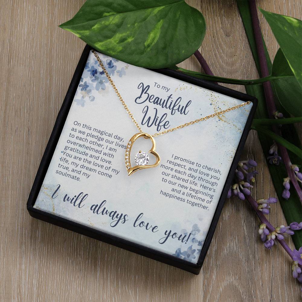 Forever Love Necklace - Wedding Gift for Wife