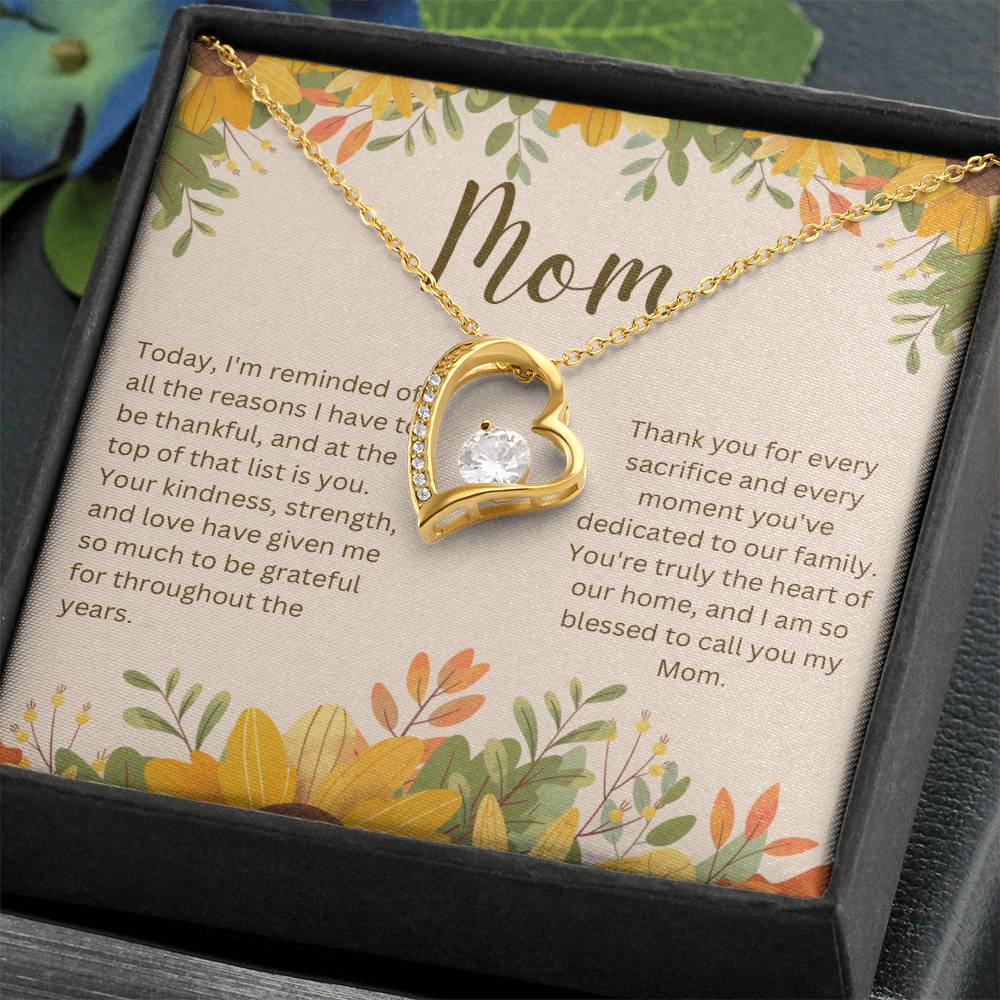 Forever Love Necklace - Thanksgiving Gift for Mother